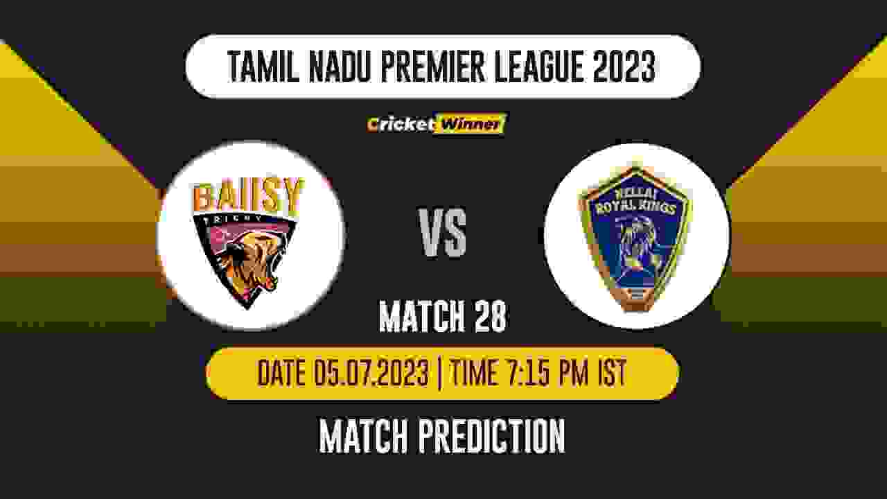 TRIC vs NRK Match Prediction- Who Will Win Today’s IPL Match Between Ba11sy Trichy and Nellai Royal Kings, TNPL 2023, 28th Match