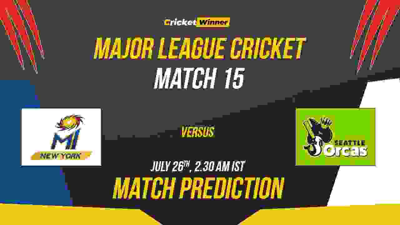MINY vs SEO Match Prediction- Who Will Win Today’s MLC Match Between MI Knight Riders and Seattle Orcas, MLC 2023, Match 15