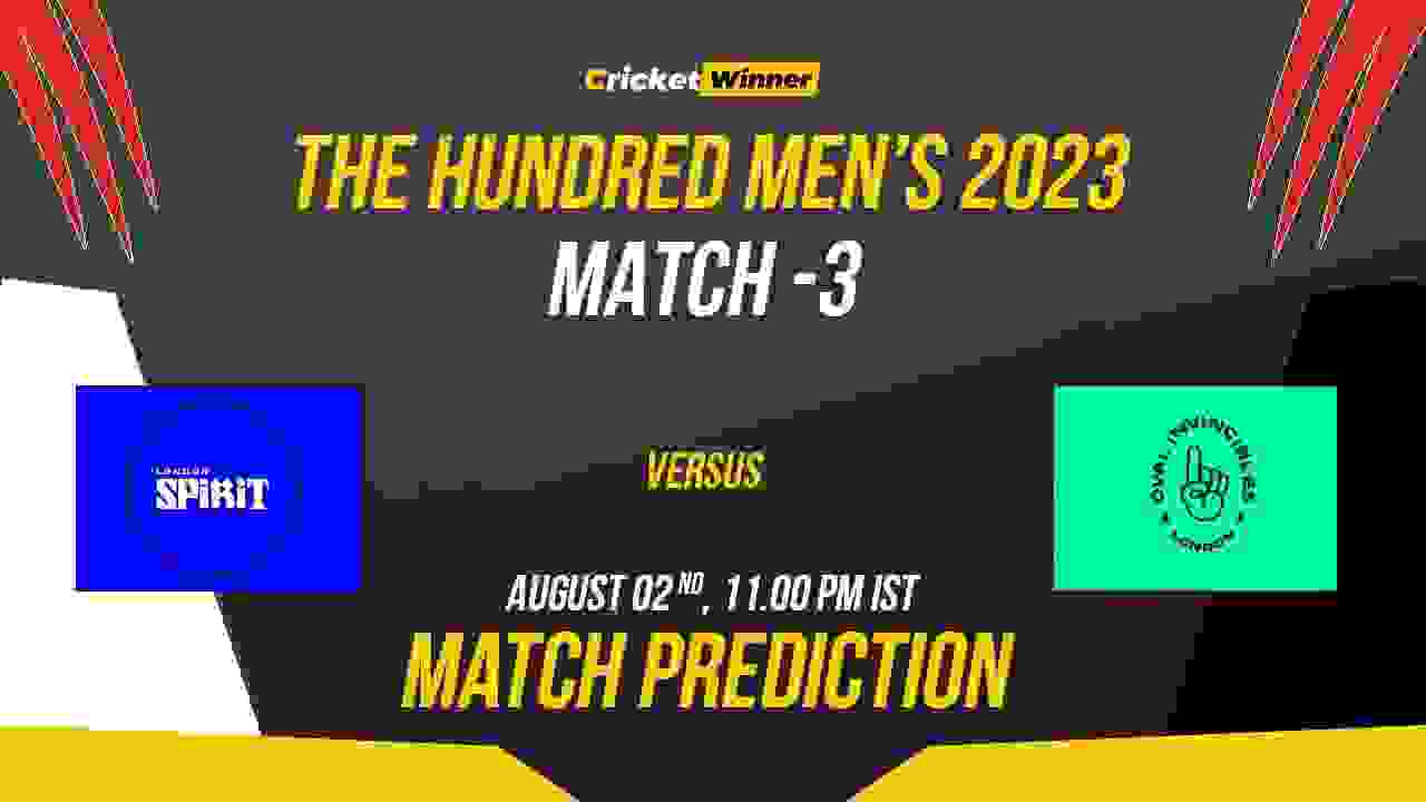 LDN vs OVL Match Prediction- Who Will Win Today’s Hundred Match Between London Spirit vs Oval Invincibles, The Hundred 2023, 3rd Match