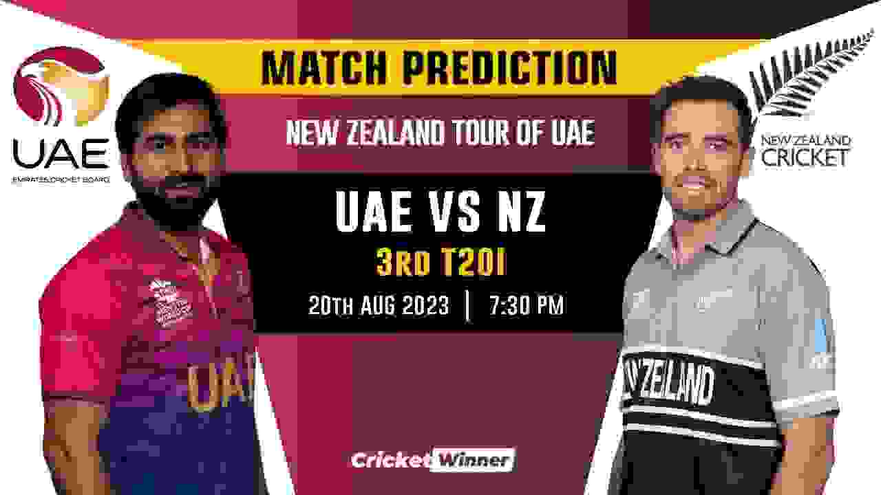 UAE vs NZ 3rd T20I Match Prediction- Who Will Win Today's Match Between UAE and New Zealand