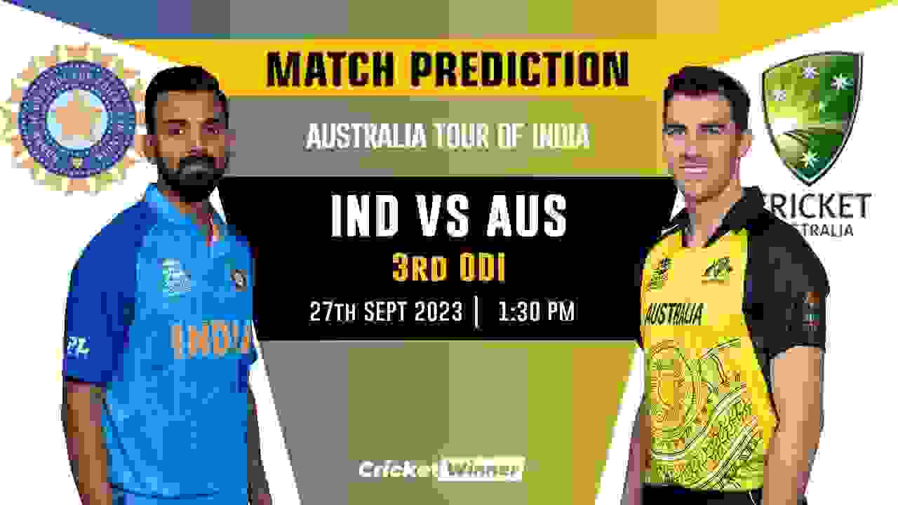 IND vs AUS 3rd ODI Match Prediction- Who Will Win Today's Match Between India and Australia