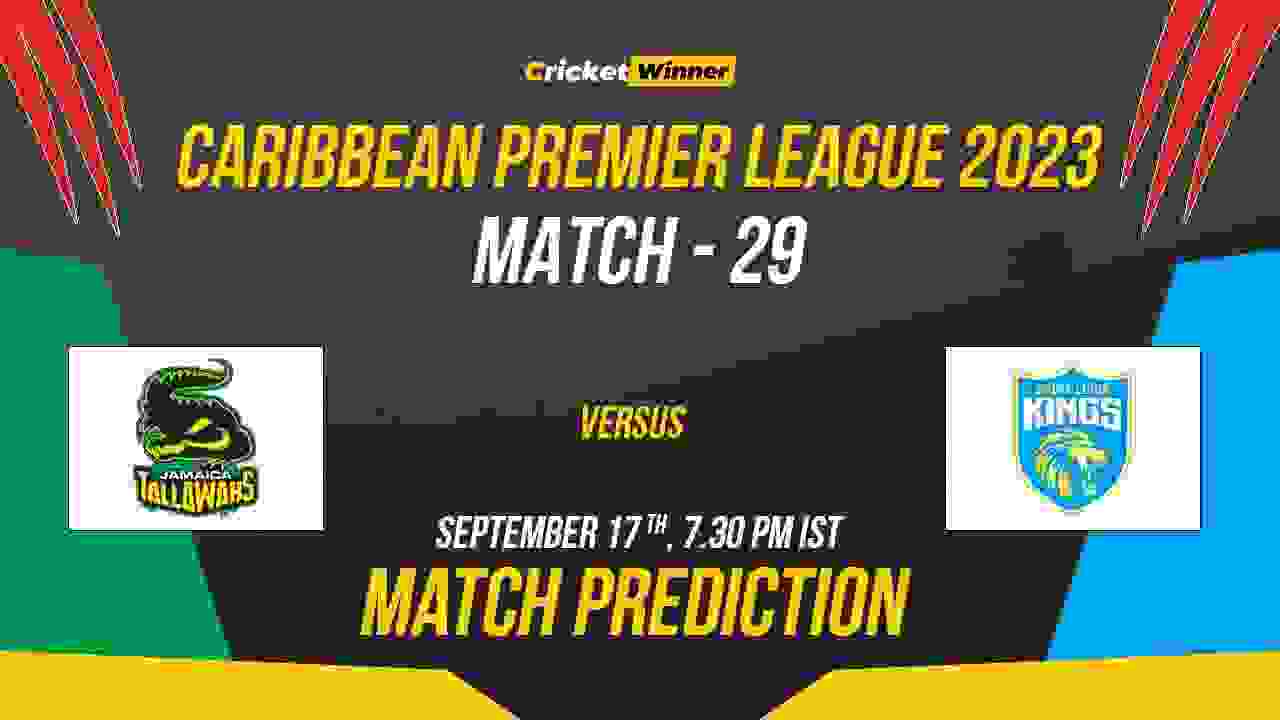 JT vs SLK Match Prediction- Who Will Win Today’s CPL Match Between Jamaica Tallawahs and St Lucia Kings CPL 2023, 29th Match