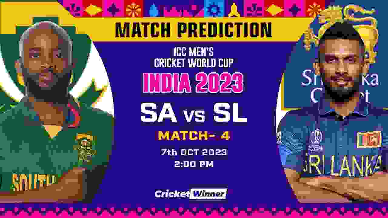 SA vs SL Match Prediction- Who Will Win Today’s World Cup Match Between South Africa and Sri Lanka, World Cup, 4th Match