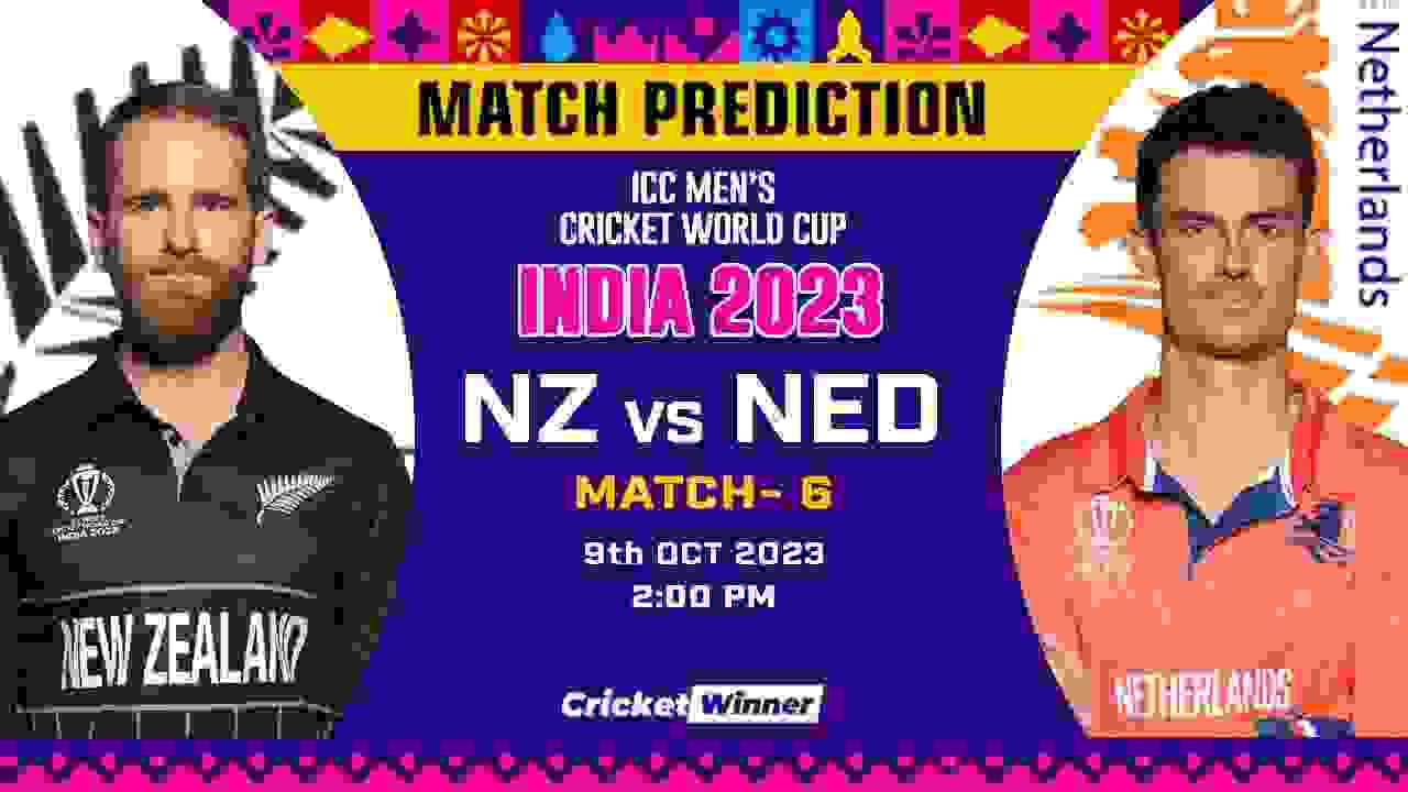 NZ vs NED Match Prediction- Who Will Win Today’s World Cup Match Between New Zealand and Netherlands World Cup, 6th Match