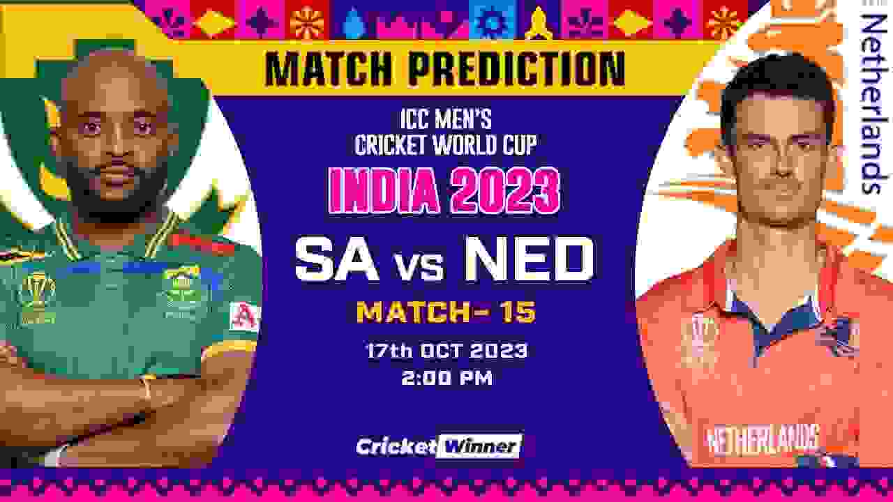 SA vs NED Match Prediction- Who Will Win Today’s World Cup Match Between South Africa and Netherlands World Cup, 15th Match