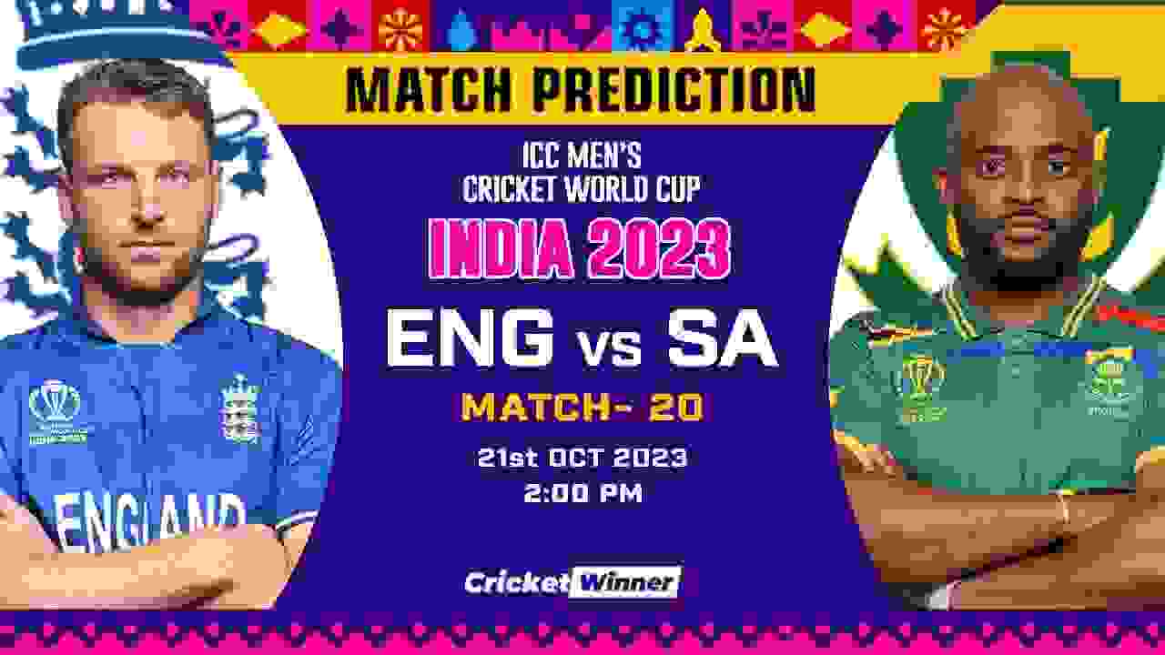 ENG vs SA Match Prediction- Who Will Win Today’s World Cup Match Between England and South Africa World Cup, 20th Match