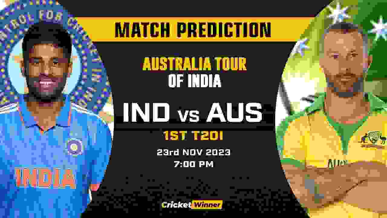 IND vs AUS 1st T20I Match Prediction- Who Will Win Today's Match Between India and Australia