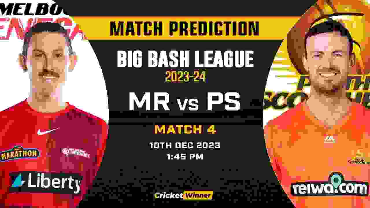 MR vs PS Match Prediction- Who Will Win Today’s T20 Match Between Melbourne Renegades and Perth Scorchers, Big Bash League, 4th Match