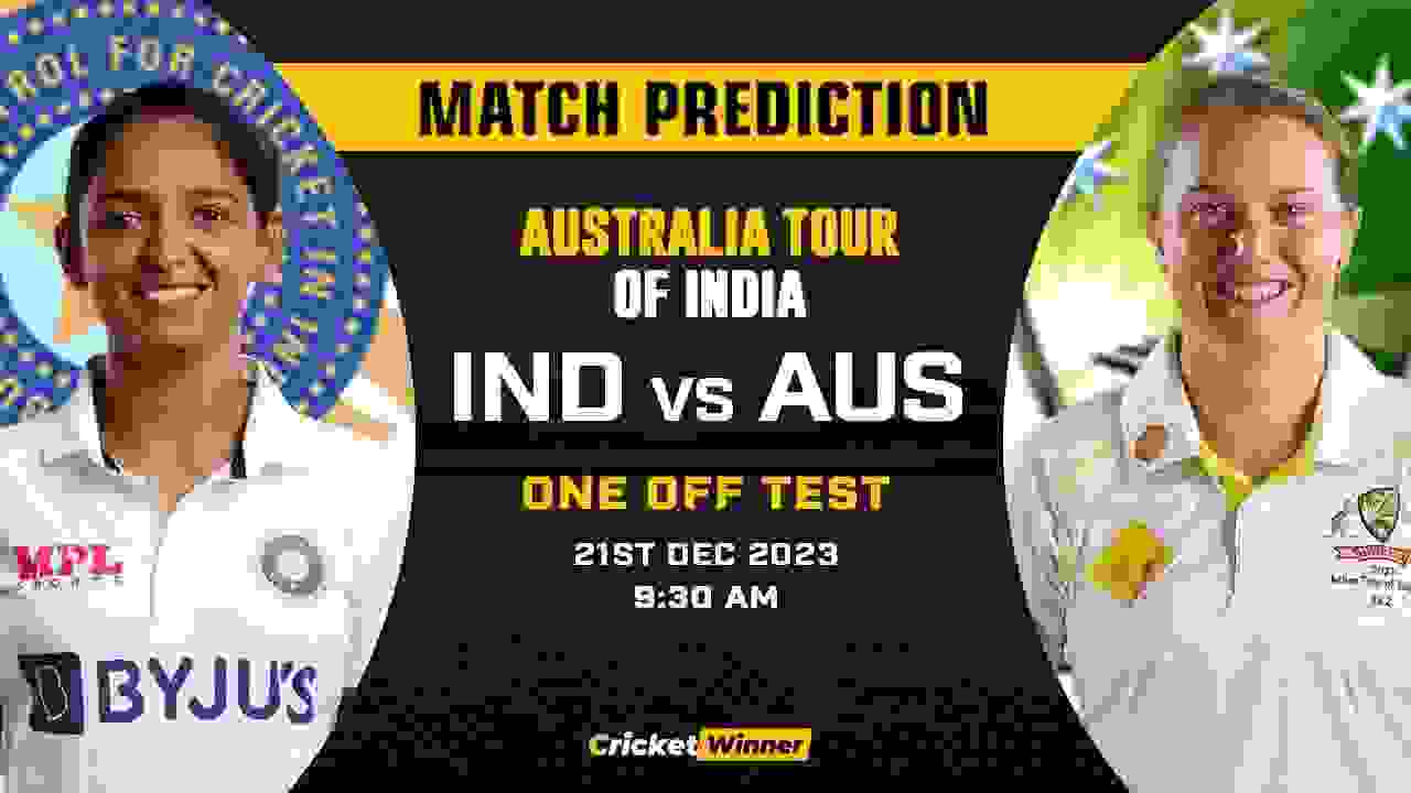 IND-W vs AUS-W Match Prediction- Who Will Win Today’s Test Match Between India Women and Australia Women, Only Test