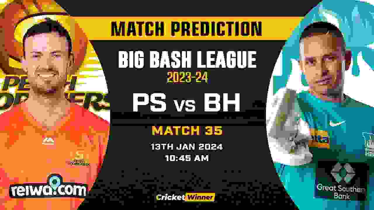 PS vs BH Match Prediction- Who Will Win Today’s T20 Match Between Perth Scorchers and Brisbane Heat, Big Bash League, 35th Match