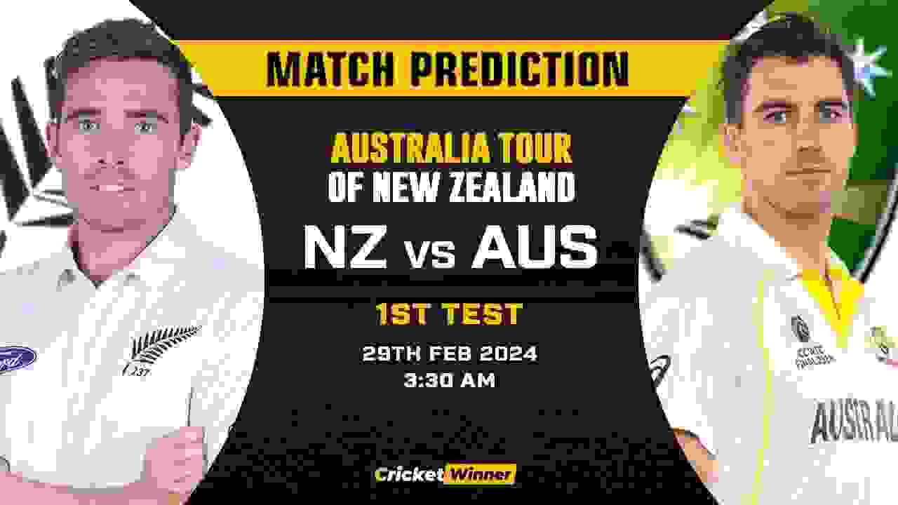 NZ vs AUS 1st Test Match Prediction- Who Will Win Today's Match Between New Zealand and Australia