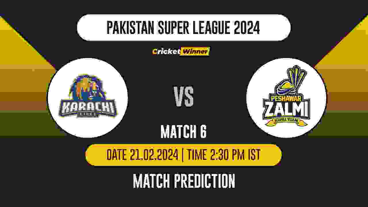 KK vs PZ Match Prediction- Who Will Win Today’s T20 Match Between Karachi Kings and Peshawar Zalmi, PSL, 6th Match