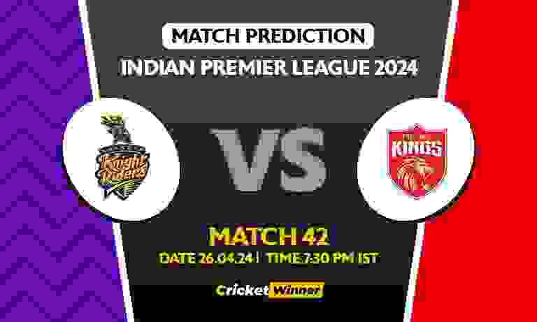 IPL 2024: 42nd Match, KKR vs PBKS Today Match Prediction - Who will win today's IPL match Between Kolkata Knight Riders and Punjab Kings