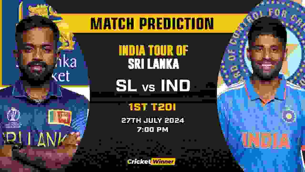 SL vs IND, 1st T20I Match Prediction- Who Will Win Today's Match Between Sri Lanka and India