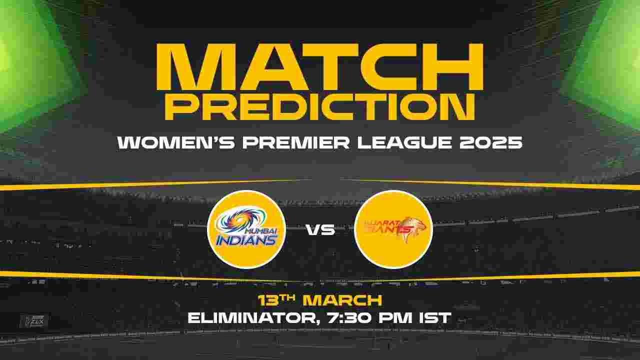 WPL 2025, 21st Match, Eliminator,  MIW vs GGW Match Prediction