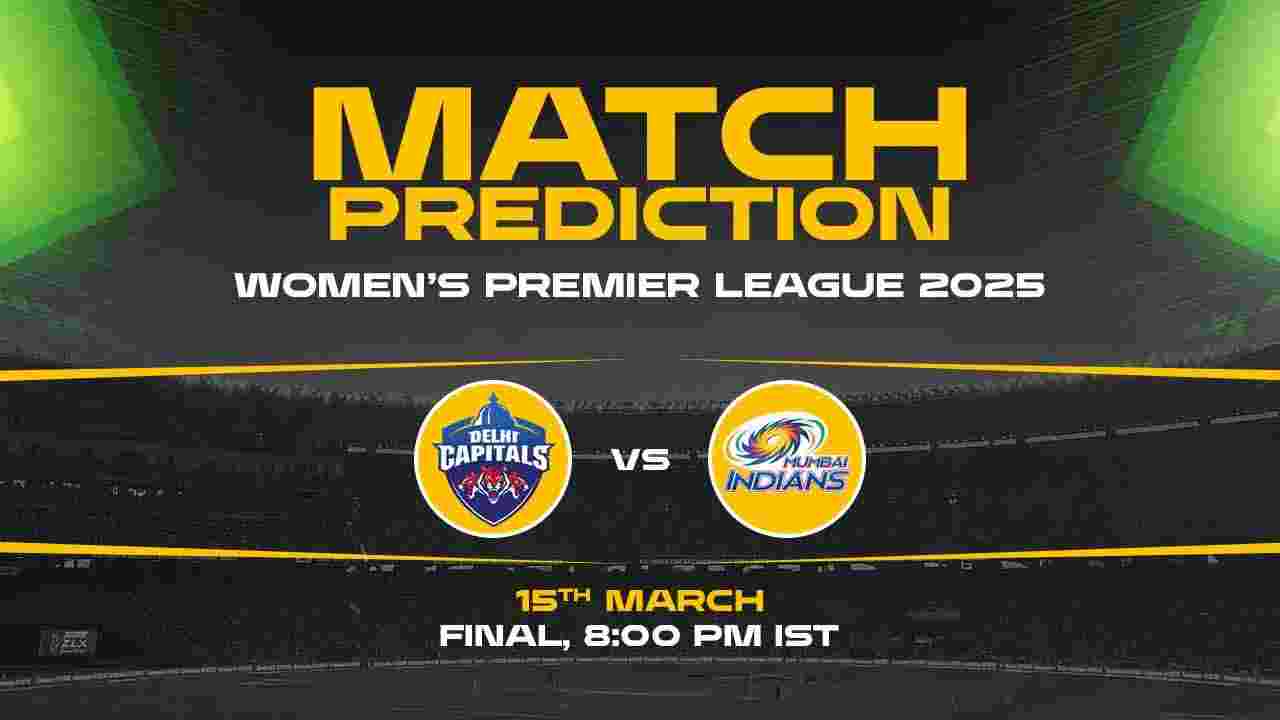 WPL 2025, 22nd Match, Finals,  DCW vs MIW Match Prediction