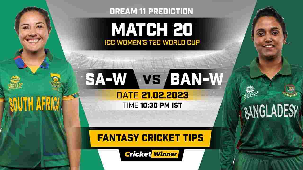 SA-W vs BAN-W Dream11 Prediction, Fantasy Cricket Tips, Probable Playing XI, Pitch Report & Injury Updates For 20th Match