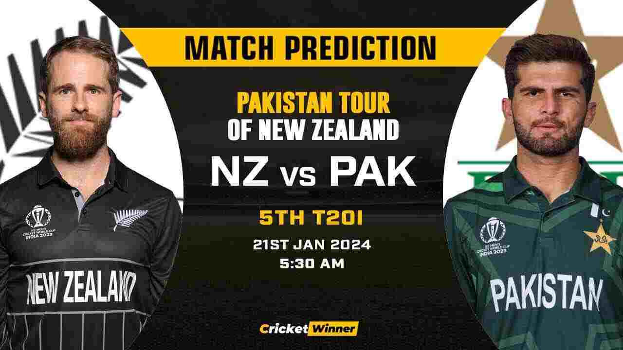 NZ vs PAK 5th T20I Match Prediction- Who Will Win Today's Match Between New Zealand and Pakistan