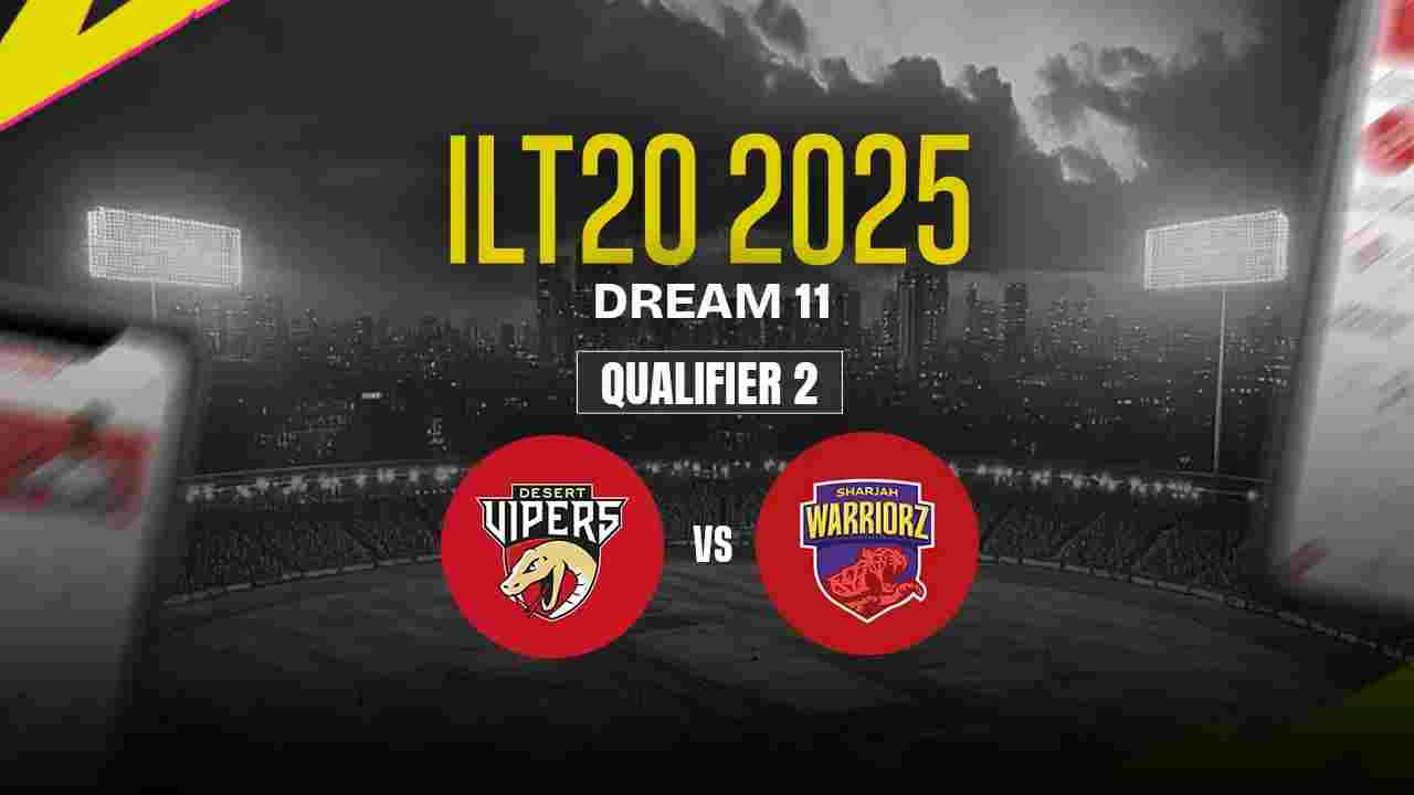 DV vs SW Dream11 Prediction, Desert Vipers vs Sharjah Warriors, Qualifier-2 Match