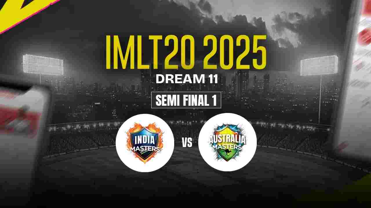 INDM vs AUSM Dream11 Prediction, India Masters vs Australia Masters