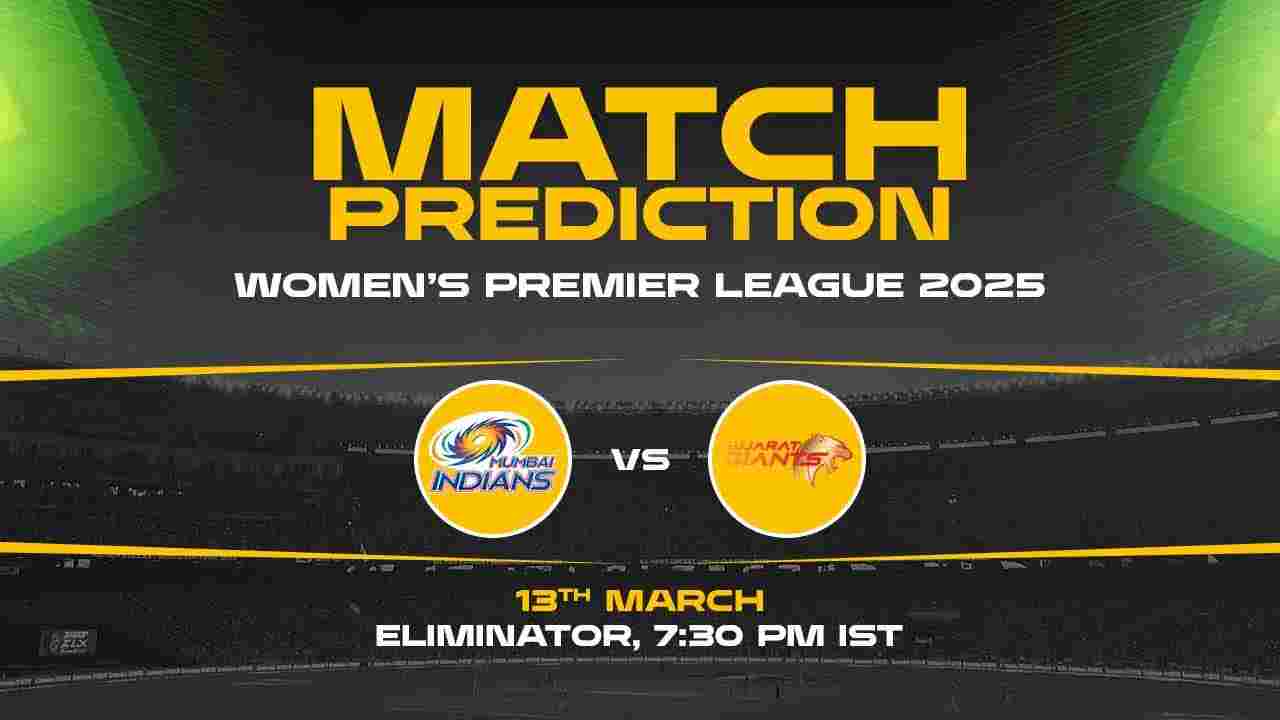 WPL 2025, 21st Match, Eliminator,  MIW vs GGW Match Prediction