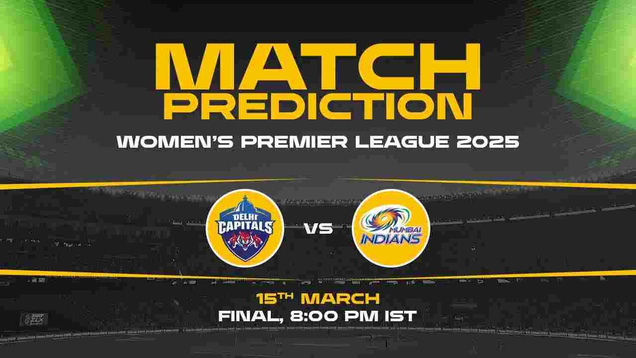 WPL 2025, 22nd Match, Finals,  DCW vs MIW Match Prediction