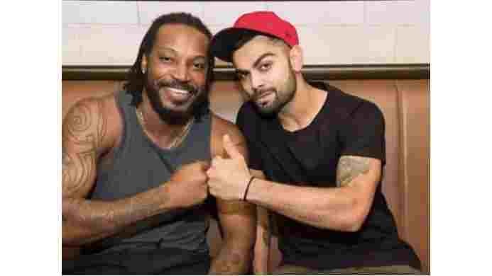 Chris Gayle and Virat