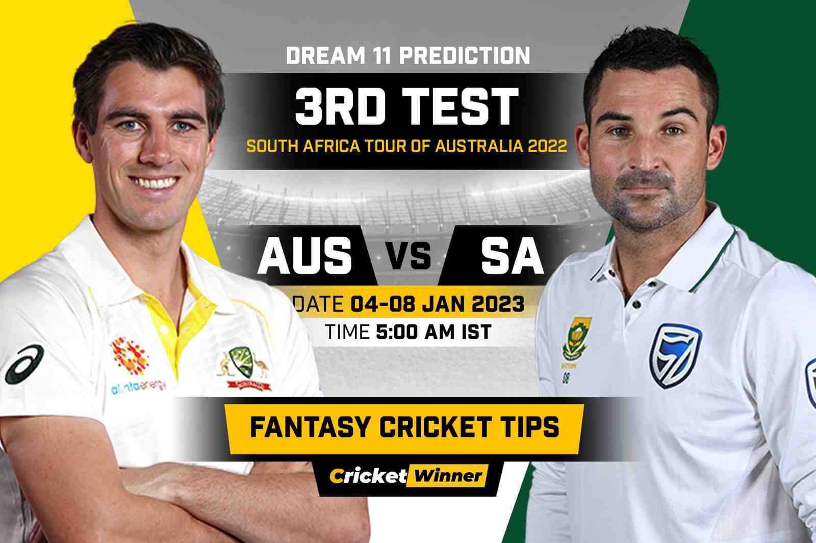 AUS vs SA Dream11 Prediction, Fantasy Cricket Tips, Probable Playing 11, Pitch report & injury Updates