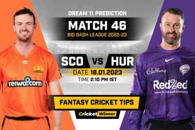 SCO vs HUR Dream11 Prediction, Fantasy Cricket Tips, Probable Playing 11, Pitch report & injury Updates