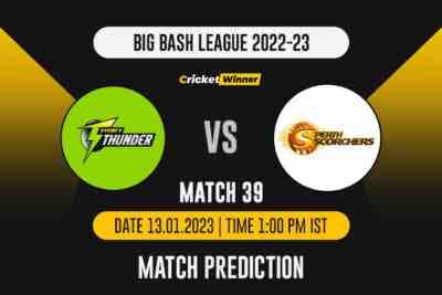 BBL 2022: Match 39, THU vs SCO Match Prediction- Who Will Win Today's BBL Match Between Sydney Thunder and Perth Scorchers?