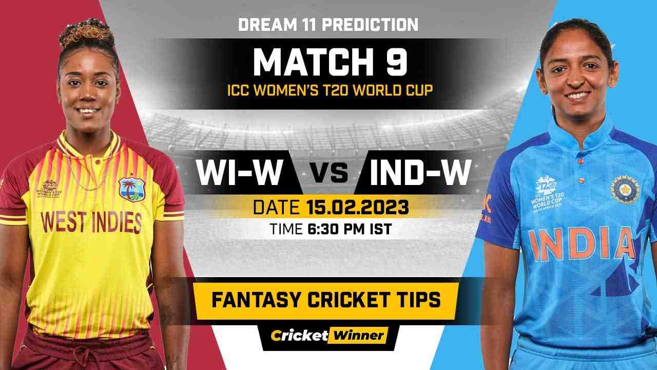 IND-W vs WI-W Dream11 Prediction, Fantasy Cricket Tips, Probable Playing XI, Pitch Report & Injury Updates For 9th Match - Cricket Winner