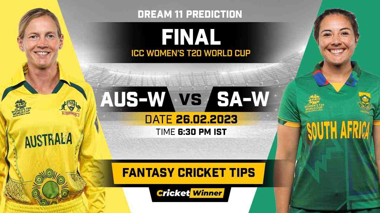 AUS-W vs SA-W Dream11 Prediction, Fantasy Cricket Tips, Probable Playing XI, Pitch Report & Injury Updates For Final - Cricket Winner