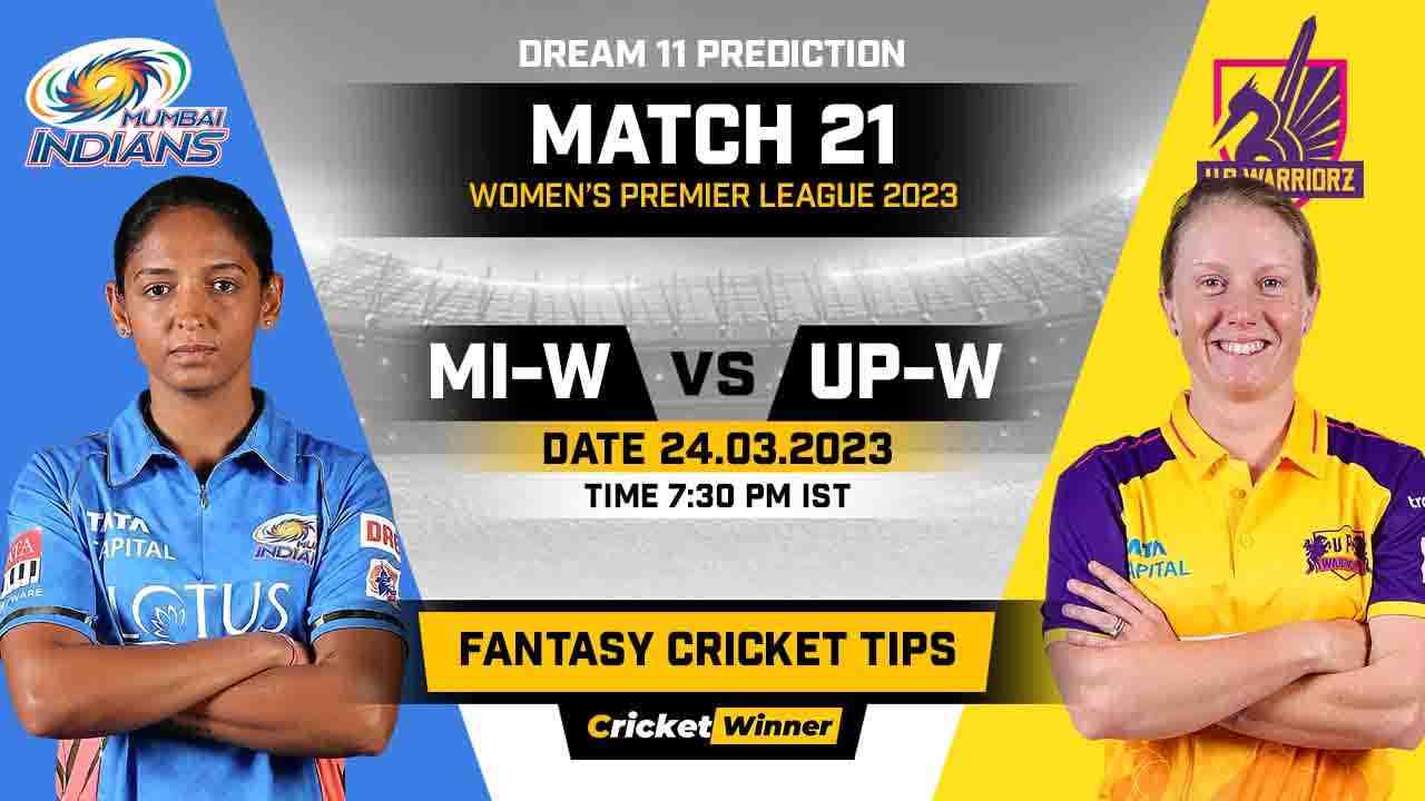 MI-W vs UP-W Dream11 Prediction, Fantasy Cricket Tips, Probable Playing XI, Pitch Report & Injury Updates For Eliminator Match - Cricket Winner