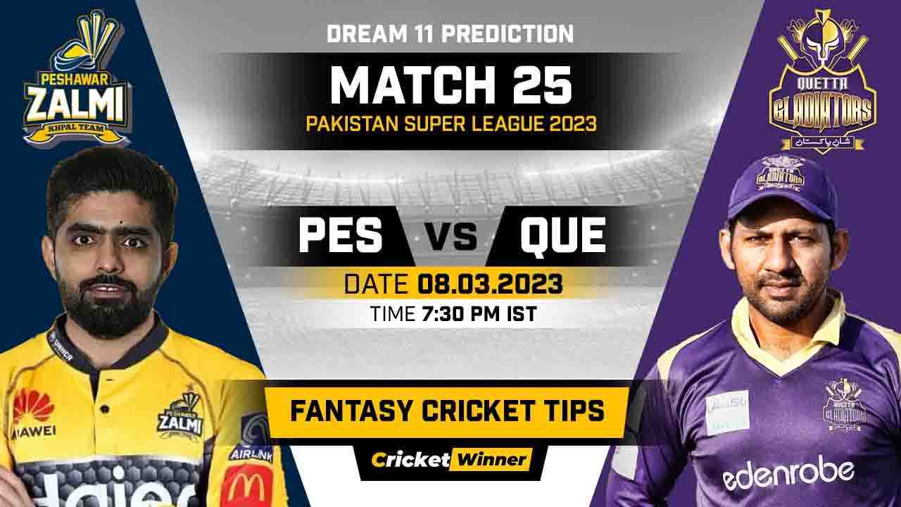 PES vs QUE Dream11 Prediction, Fantasy Cricket Tips, Probable Playing XI, Pitch Report & Injury Updates For 25th Match - Cricket Winner