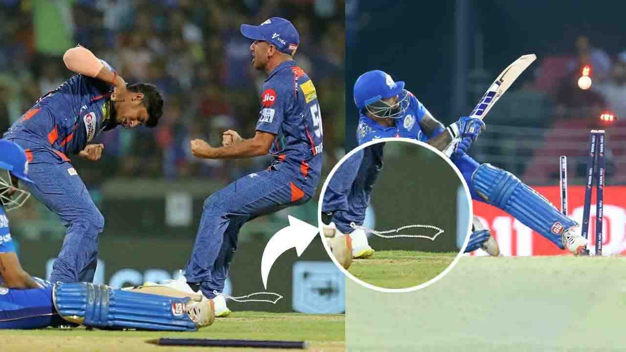 LSG vs MI, IPL 2023: Twitter reacts as Yash Thakur loses his chain in wild celebration - Cricket Winner