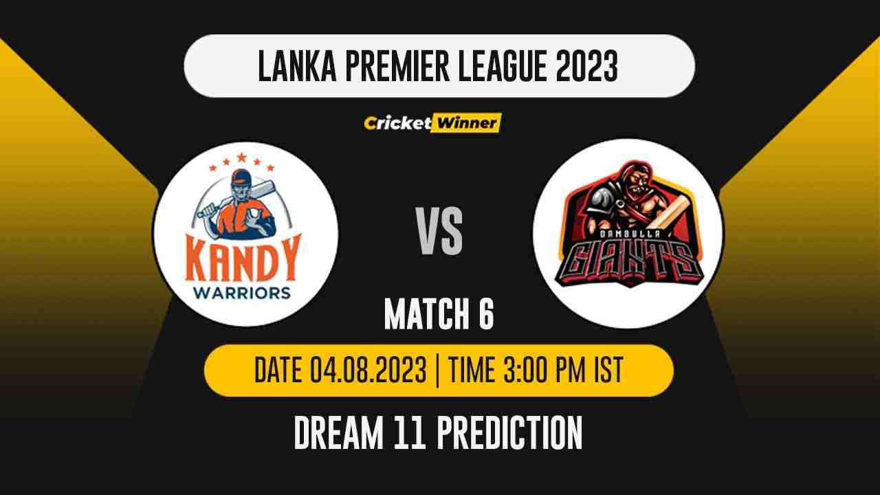 BLK vs DMA Dream11 Prediction, Fantasy Cricket Tips, Probable Playing XI, Pitch Report & Injury Updates For 6th Match