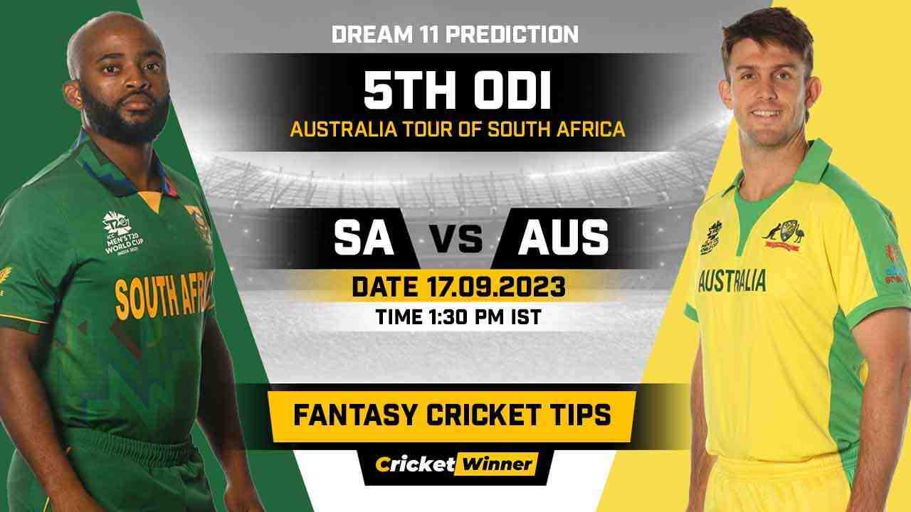 SA vs AUS Dream11 Prediction, Fantasy Cricket Tips, Probable Playing XI, Pitch Report & Injury Updates For 5th ODI - Cricket Winner