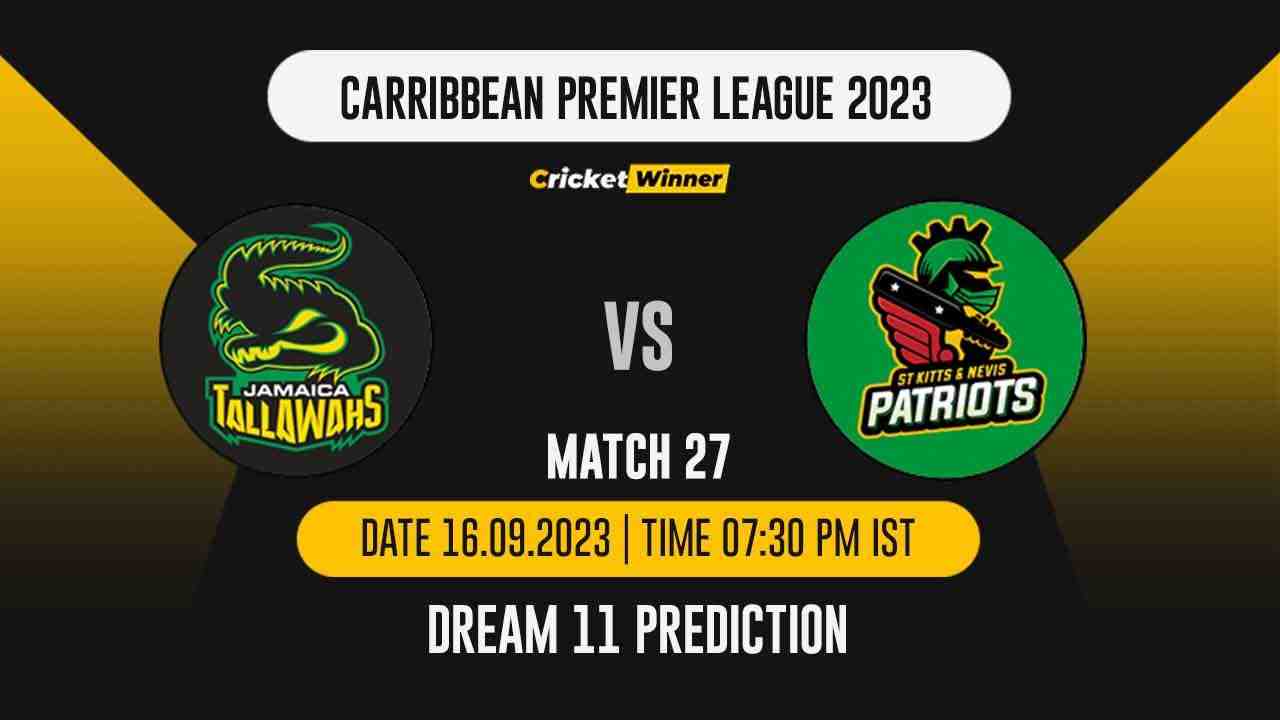 SNP vs JT Dream11 Prediction, Fantasy Cricket Tips, Probable Playing XI, Pitch Report & Injury Updates For 27th Match - Cricket Winner