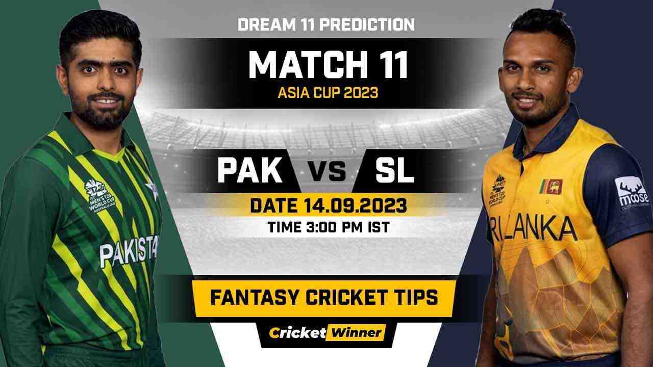 PAK vs SL Dream11 Prediction, Fantasy Cricket Tips, Probable Playing XI, Pitch Report & Injury Updates For Super 4 Match 5 - Cricket Winner