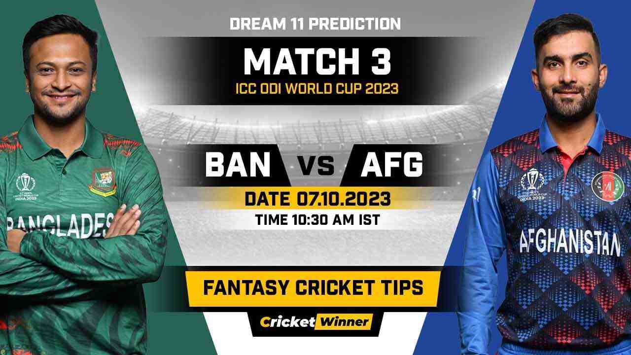 BAN vs AFG Dream11 Prediction, Fantasy Cricket Tips, Probable Playing XI, Pitch Report & Injury Updates For 3rd Match