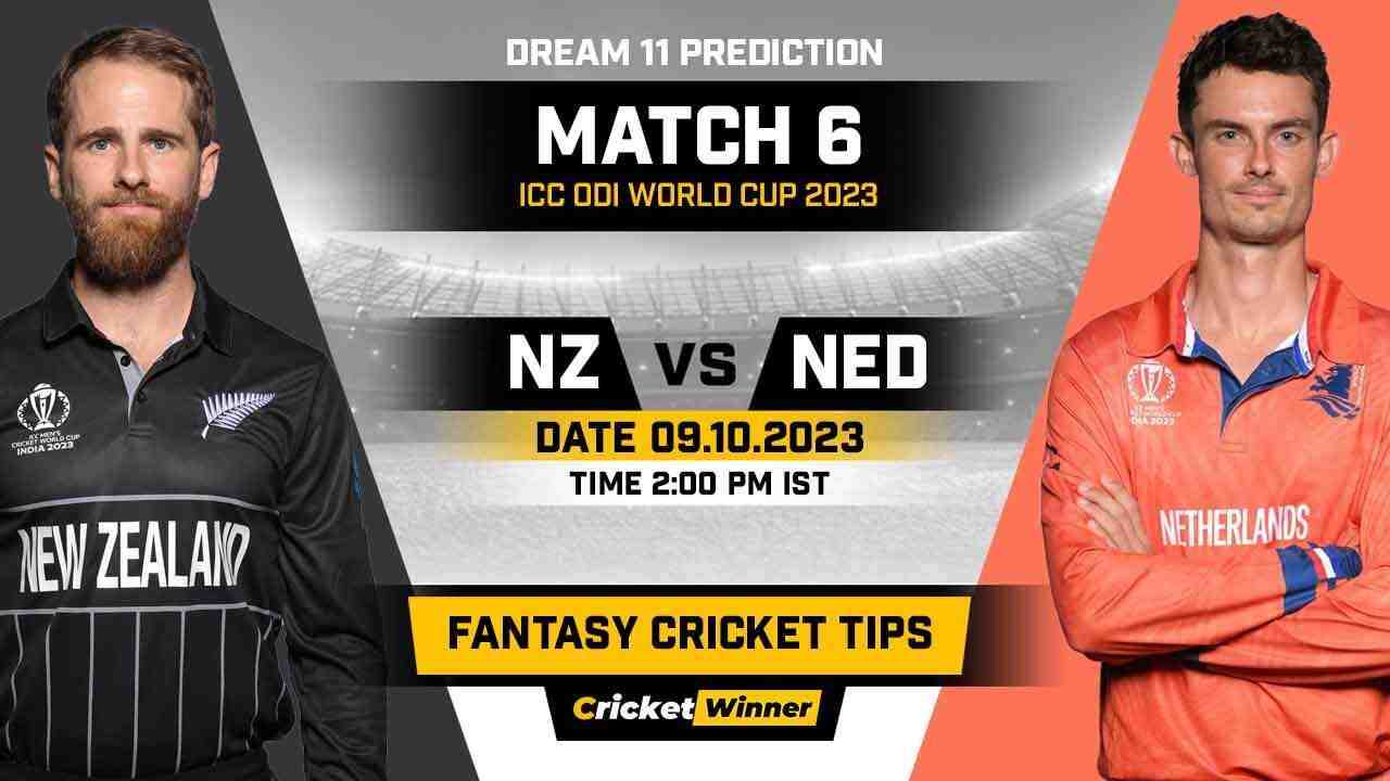 NZ vs NED Dream11 Prediction, Fantasy Cricket Tips, Probable Playing XI, Pitch Report & Injury Updates For 6th Match - Cricket Winner