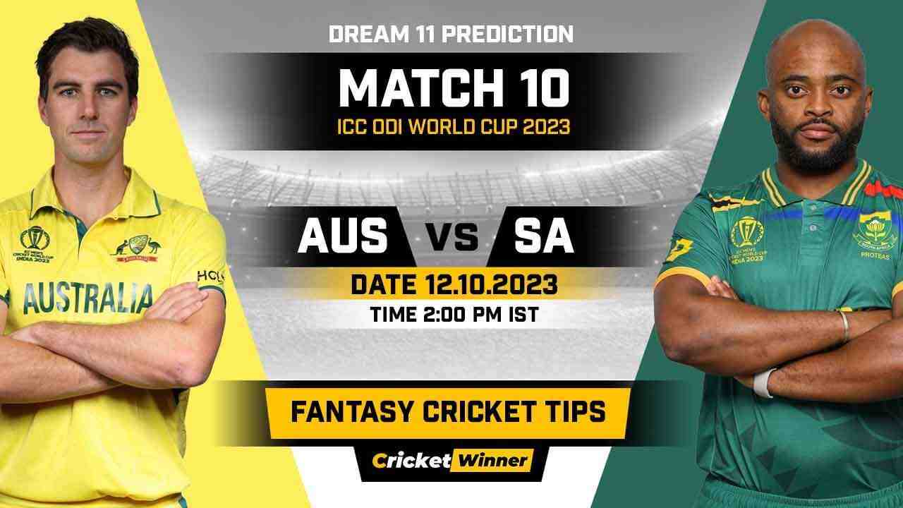 SA vs AUS Dream11 Prediction, Fantasy Cricket Tips, Probable Playing XI, Pitch Report & Injury Updates For 10th Match - Cricket Winner