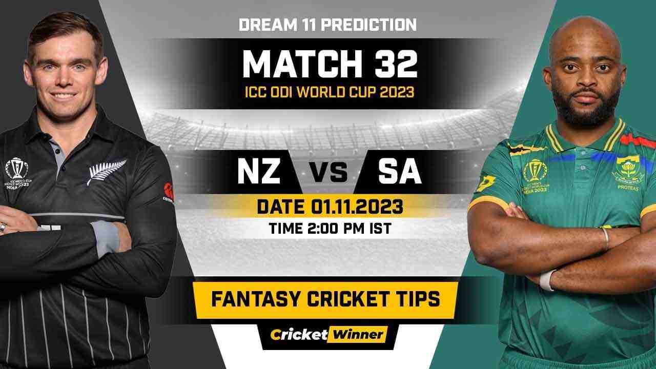 SA vs NZ Dream11 Prediction, Fantasy Cricket Tips, Probable Playing XI, Pitch Report & Injury Updates For 32th Match