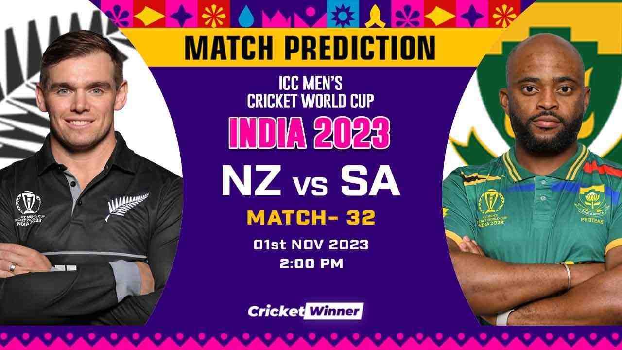 NZ vs SA Match Prediction- Who Will Win Today’s World Cup Match Between New Zealand and South Africa World Cup, 32nd Match - Cricket Winner