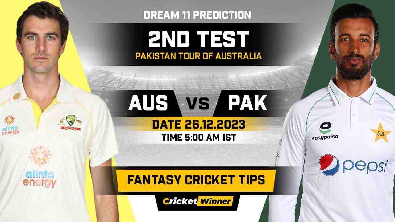 AUS vs PAK Dream11 Prediction, Fantasy Cricket Tips, Probable Playing XI, Pitch Report & Injury Updates For 2nd Test - Cricket Winner