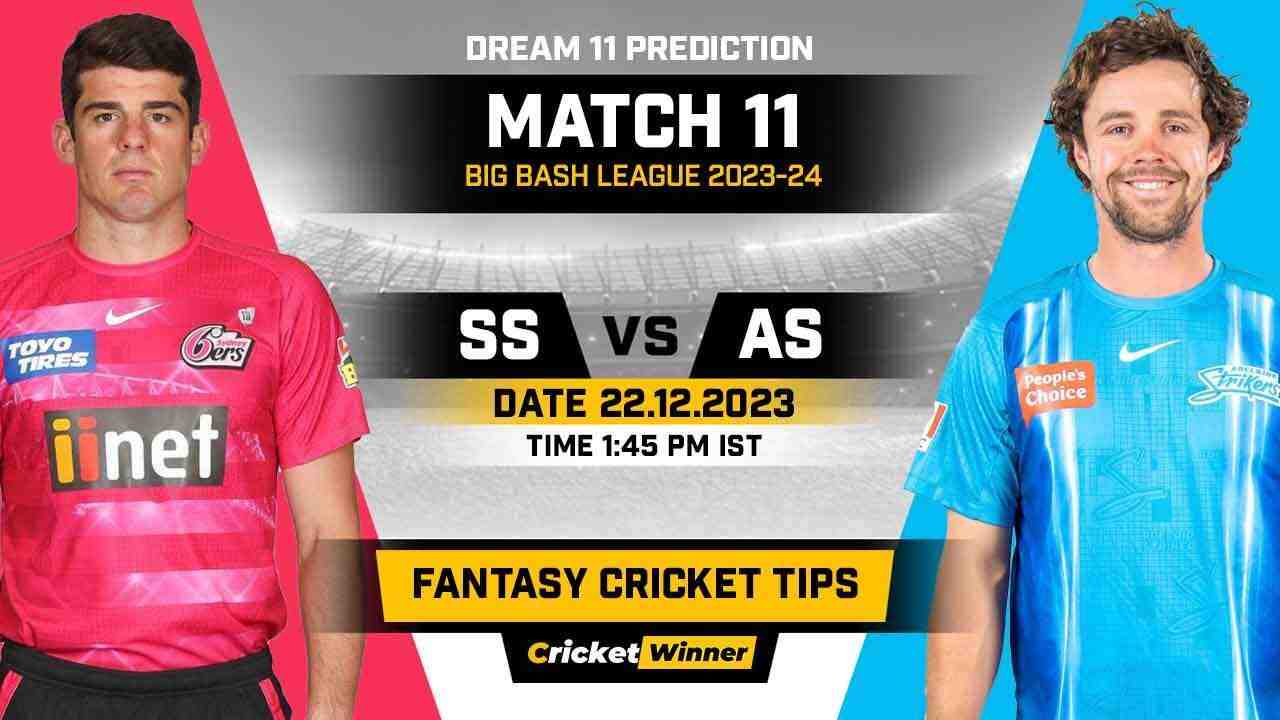 SIX vs STR Dream11 Prediction, Fantasy Cricket Tips, Probable Playing XI, Pitch Report & Injury Updates For 11th Match - Cricket Winner