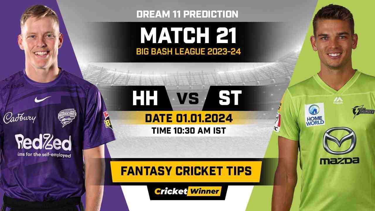 THU vs HUR Dream11 Prediction, Fantasy Cricket Tips, Probable Playing XI, Pitch Report & Injury Updates For 21th Match - Cricket Winner