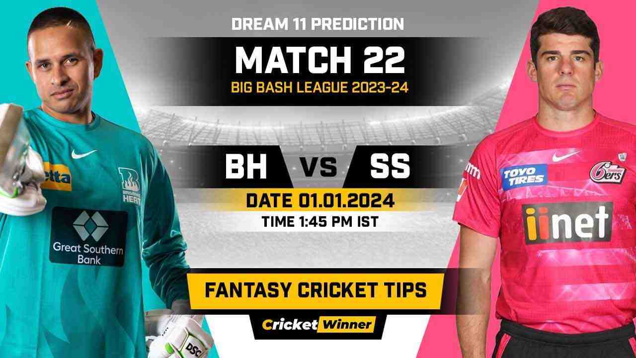 HEA vs SIX Dream11 Prediction, Fantasy Cricket Tips, Probable Playing XI, Pitch Report & Injury Updates For 22nd Match - Cricket Winner