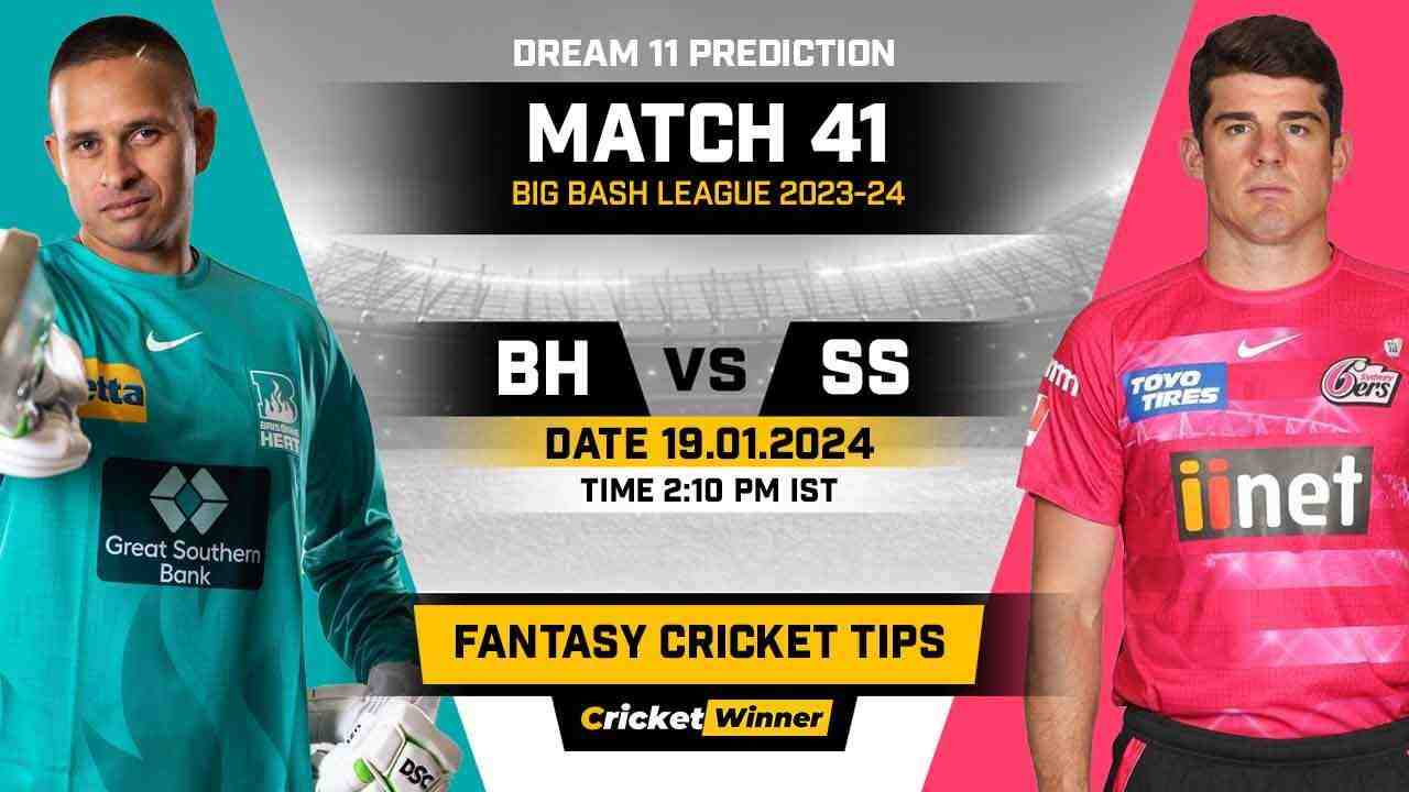 HEA vs SIX Dream11 Prediction, Fantasy Cricket Tips, Probable Playing XI, Pitch Report & Injury Updates For Qualifier Match - Cricket Winner