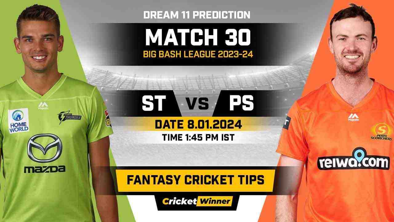 SCO vs THU Dream11 Prediction, Fantasy Cricket Tips, Probable Playing XI, Pitch Report & Injury Updates For 30th Match - Cricket Winner